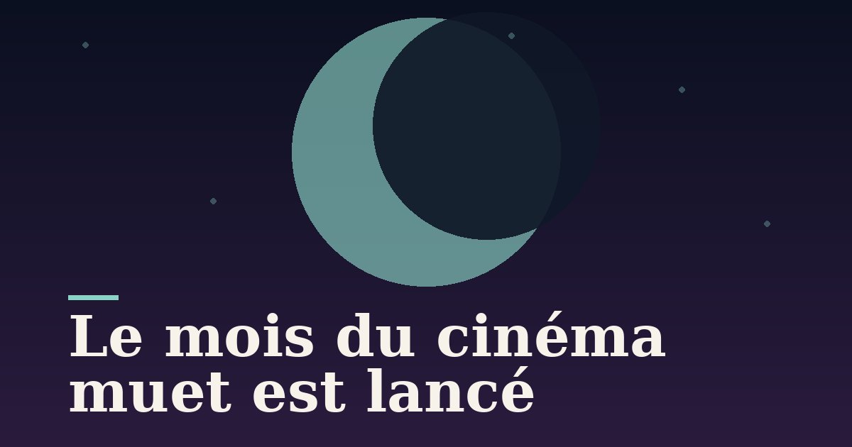 Illustration graphique : une lune sur fond nocturne