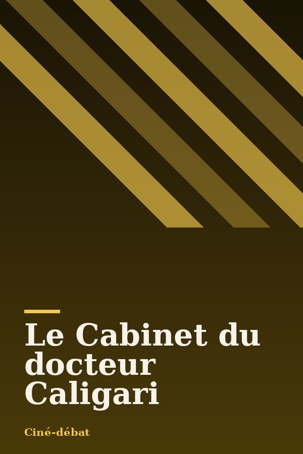 Affiche du film Le Cabinet du docteur Caligari
